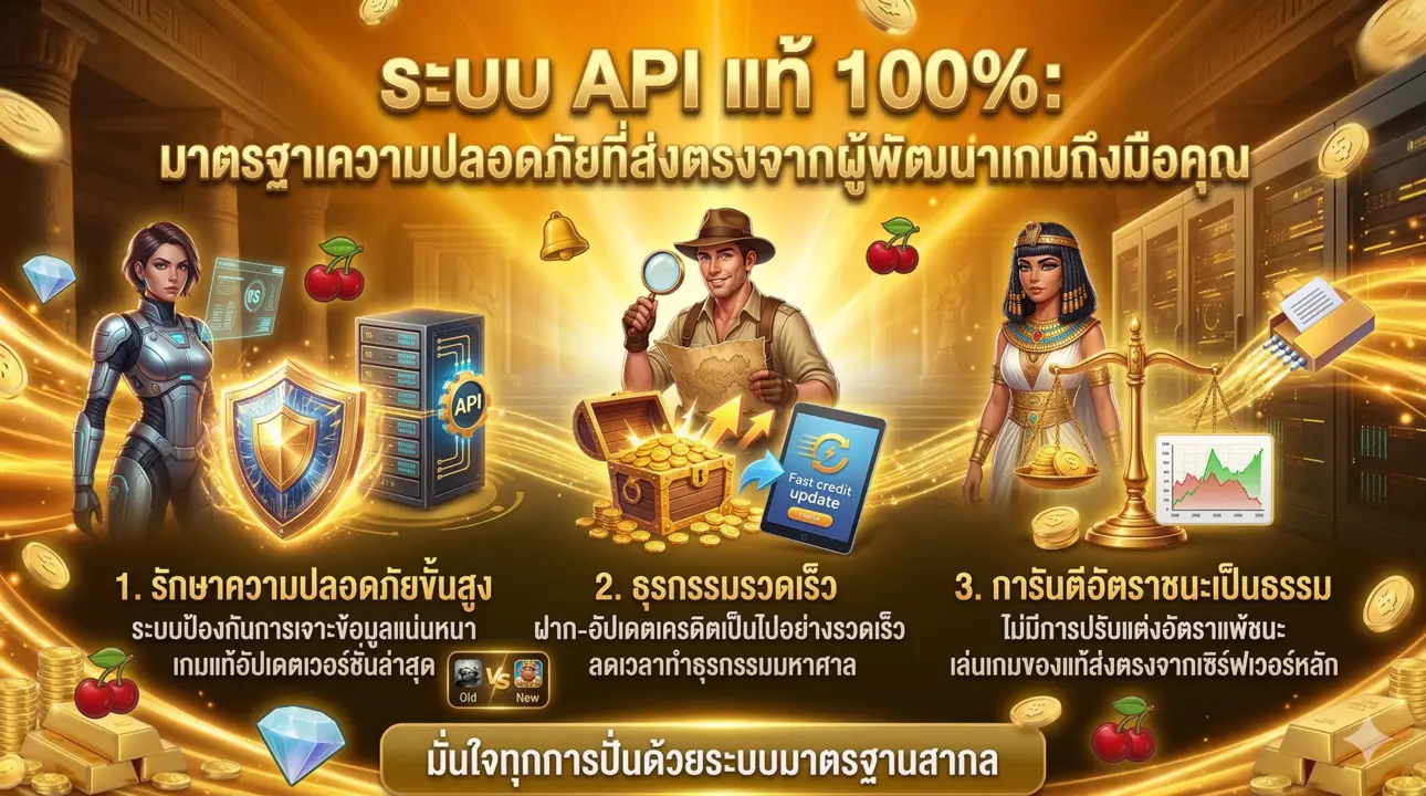 มาตรฐานระบบ API แท้ 100%