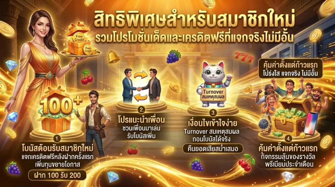 รวมโปรเด็ดสมาชิกใหม่