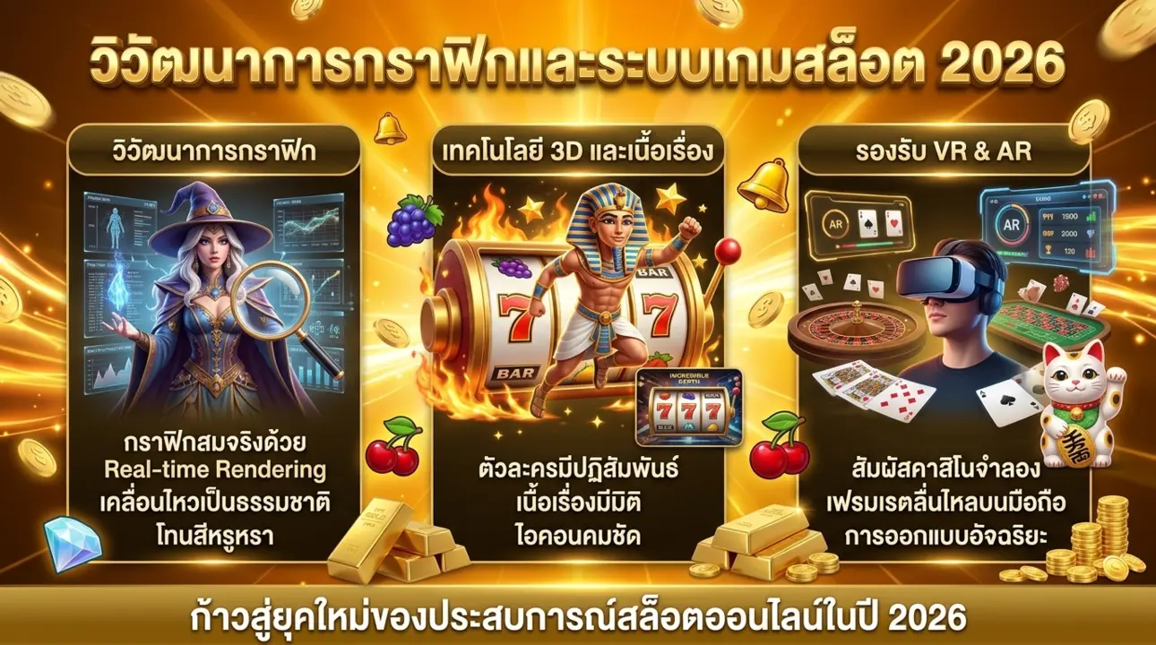 วิวัฒนาการสล็อตยุคใหม่