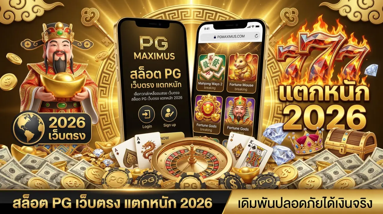 สล็อต pg เว็บตรง แตกหนัก 2026