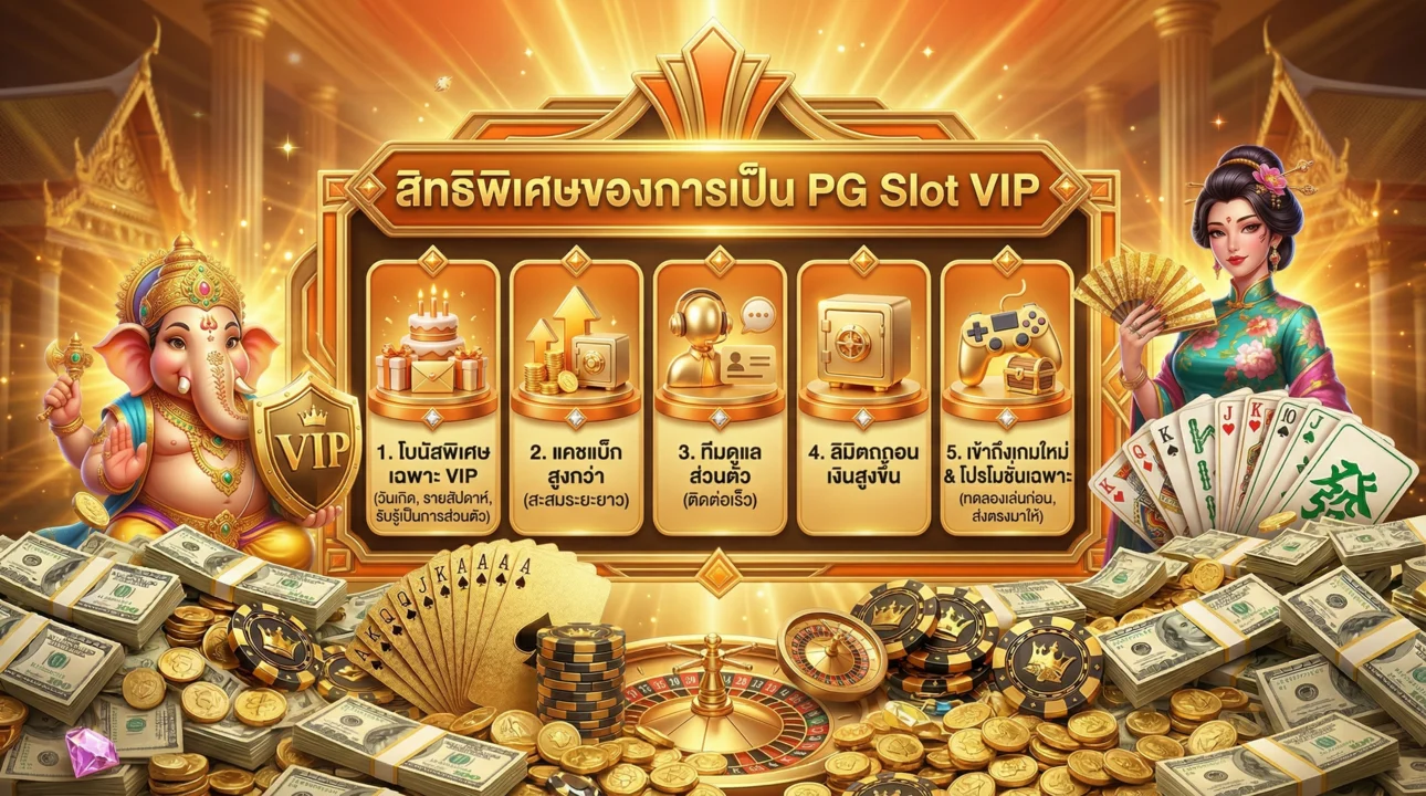 สิทธิพิเศษของ PG Slot VIP
